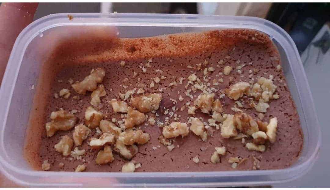Aquafaba chocolate mousse