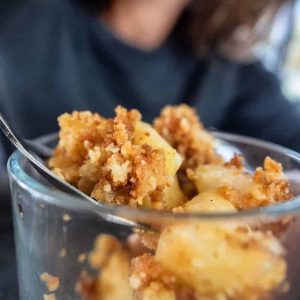 vanlife-Frying pan crumble