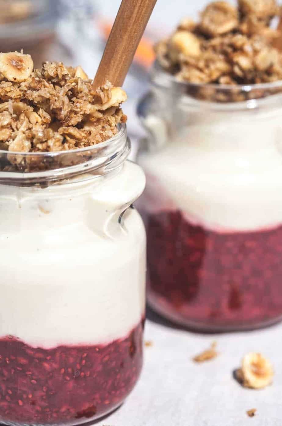 vanlife-Hazelnut and Honey Skillet Granola