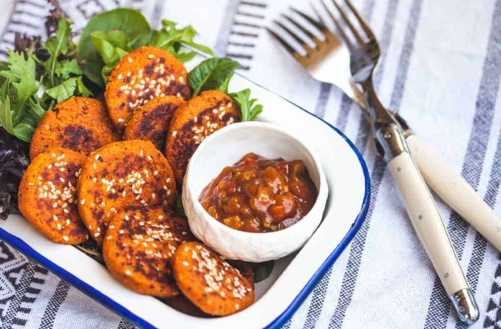 vanlife-Spiced Red Lentil Mini Burgers
