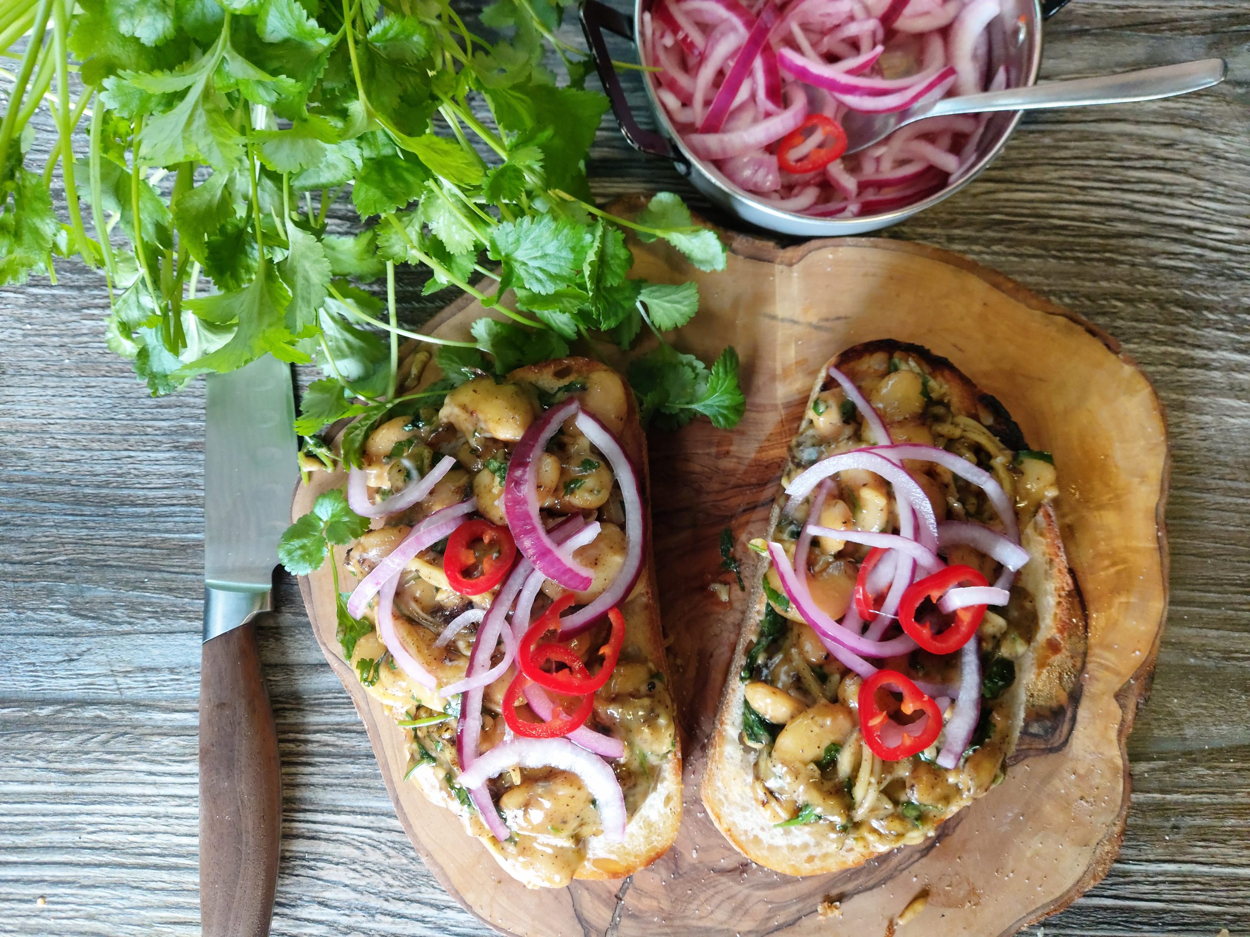campervan vegan recipe butterbean