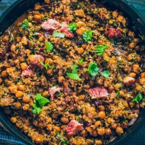 vegan campervan feta fig salad