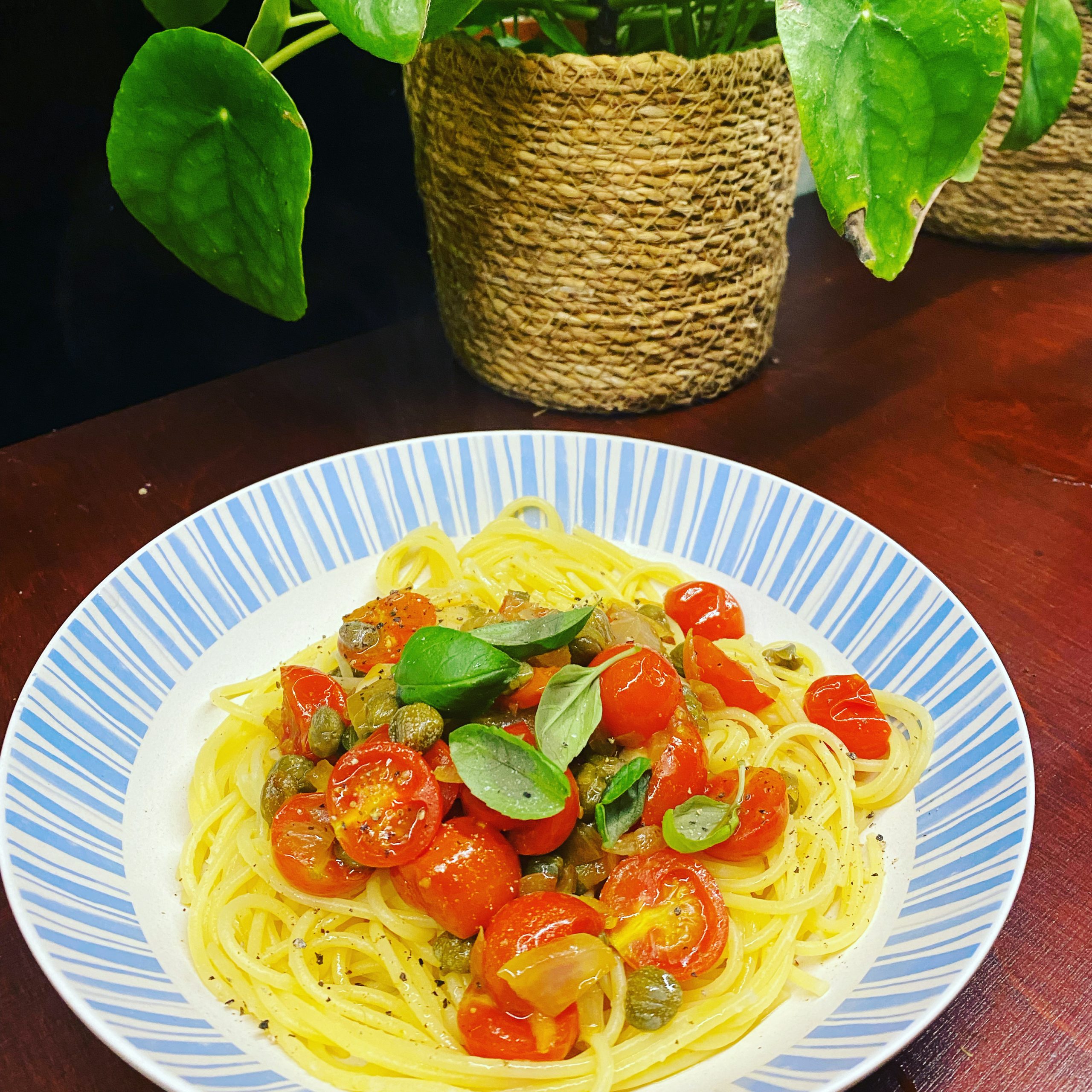 Spaghetti Lemon Capers