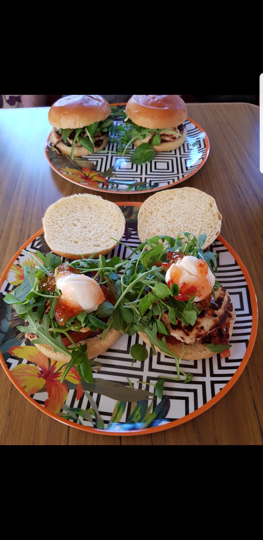 Halloumi stacks