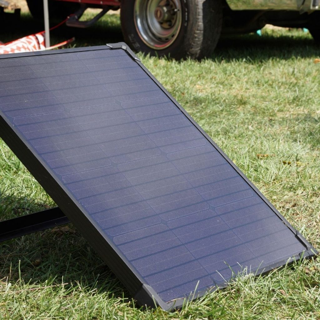 Solar panel in the sunshine