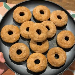 Pumpkin donuts