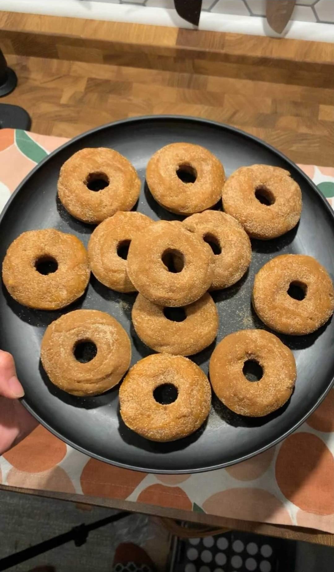 Pumpkin donuts