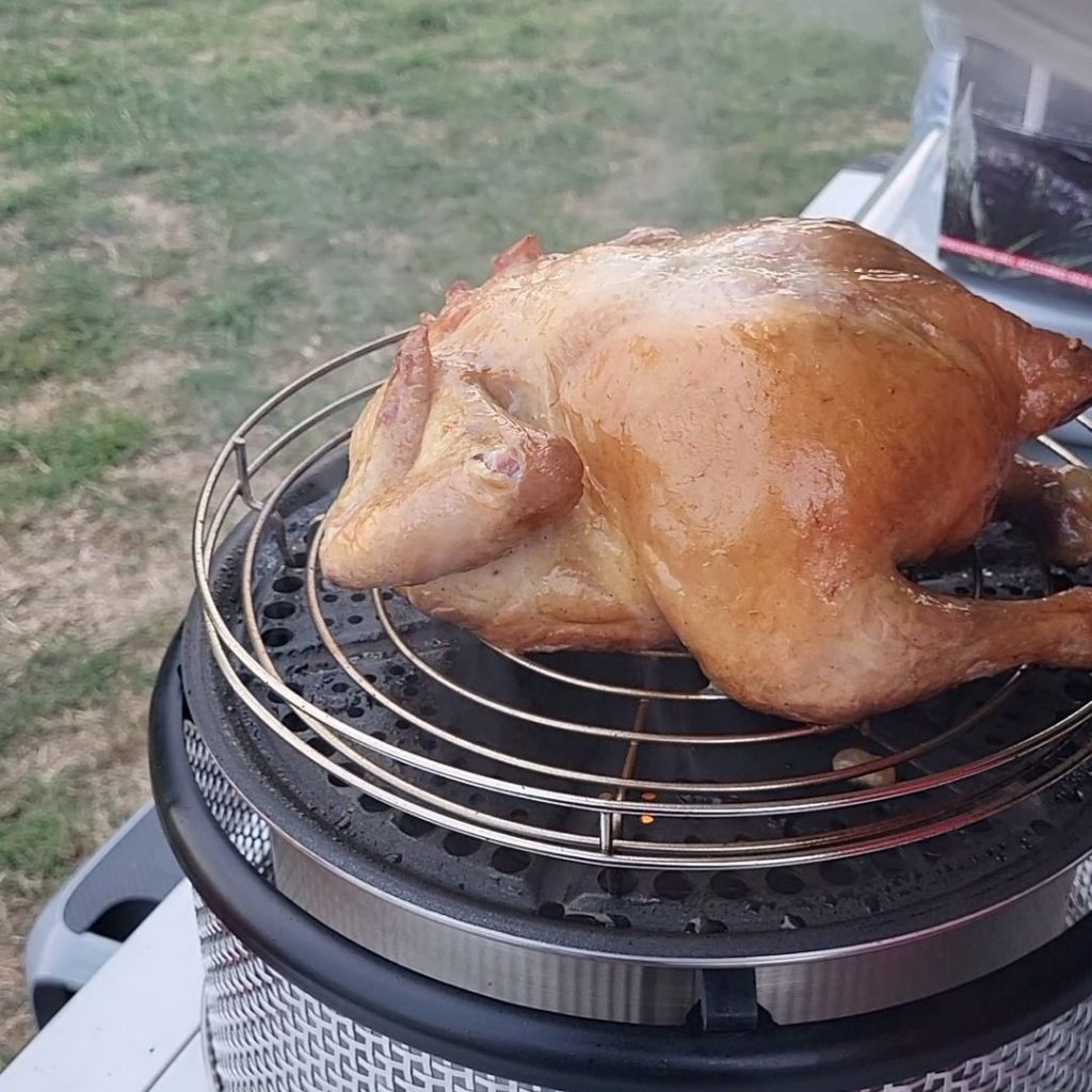 Chicken on a cobb