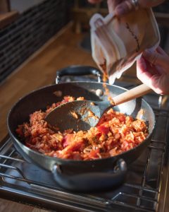camper vibe vegetarian jambalaya