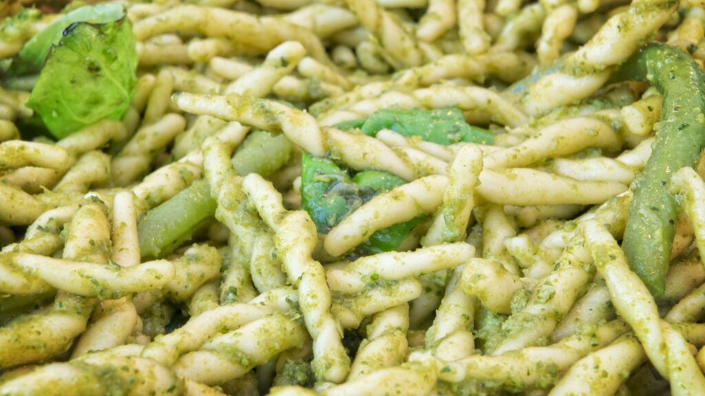 Ligurian trofie pasta