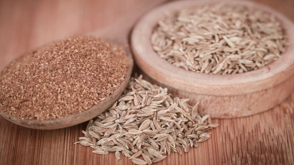 Indian spice cumin and coriander