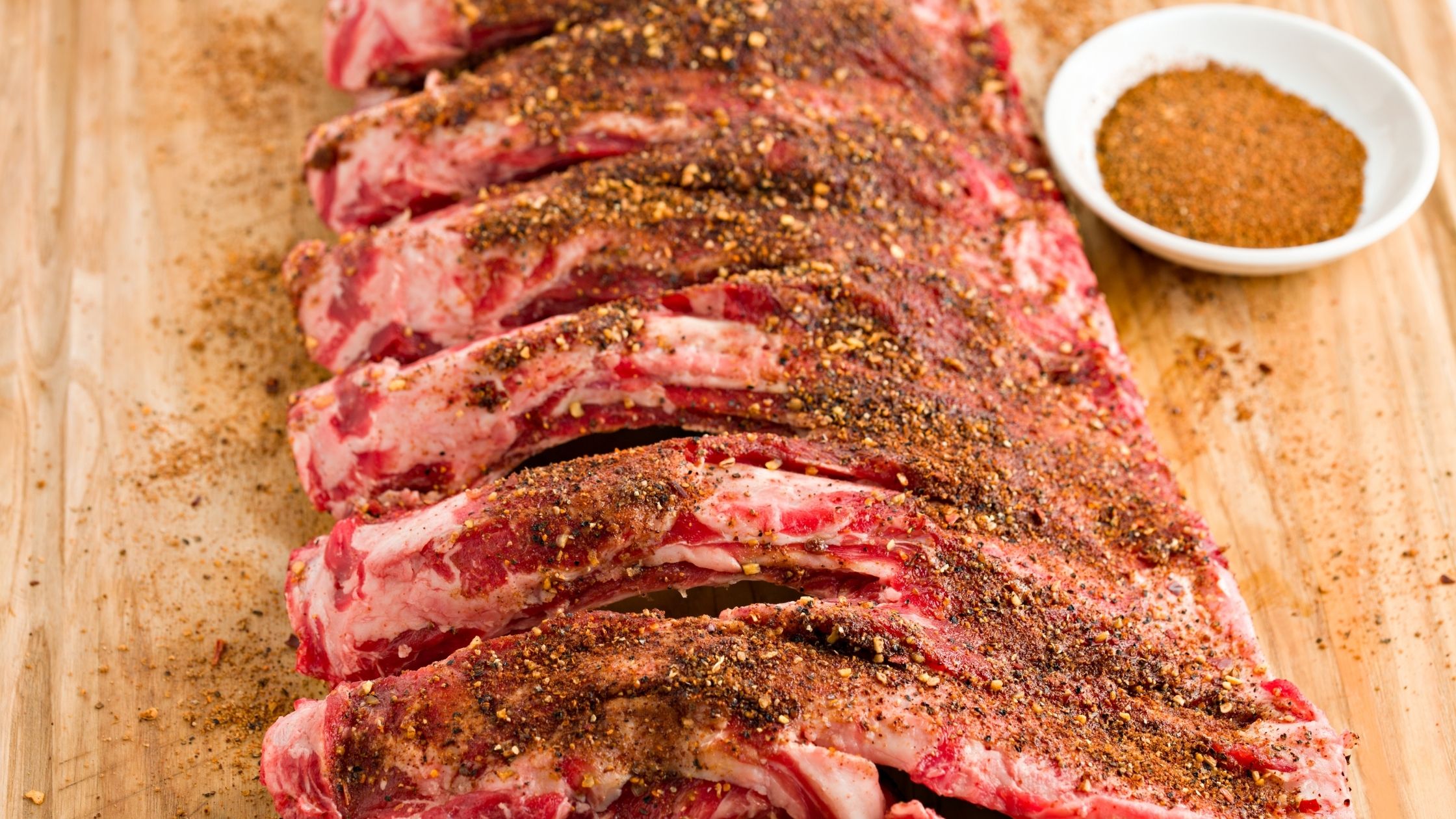 BBQ seasoned ribs