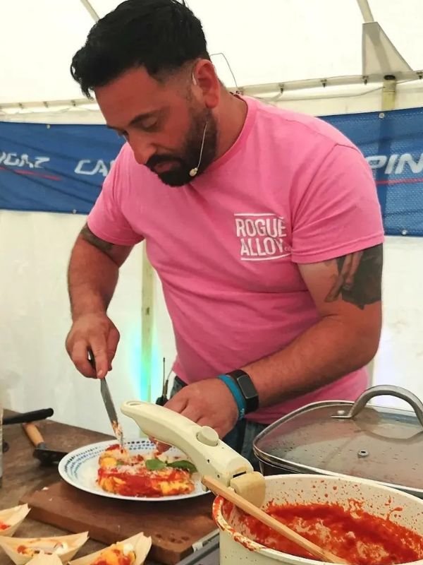 chef Mark Cooking