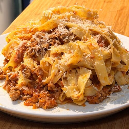 traditional ragu alla bolognese