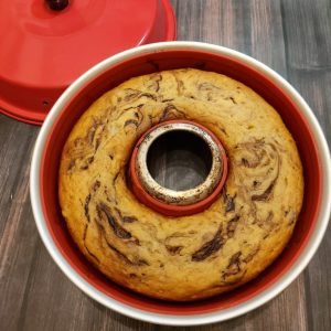 Omnia banana and nutella cake
