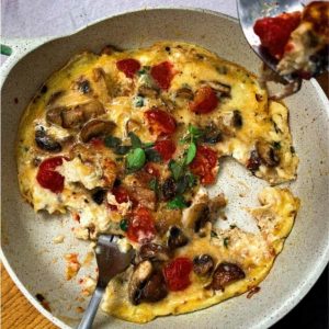 mushroom frittata
