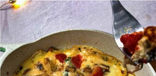 mushroom frittata