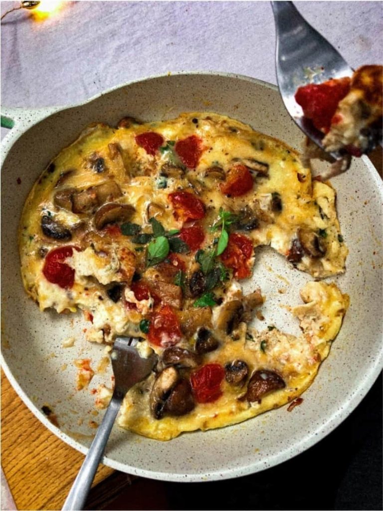 mushroom frittata